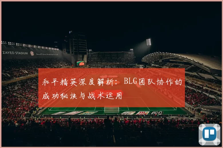 和平精英深度解析：BLG团队协作的成功秘诀与战术运用