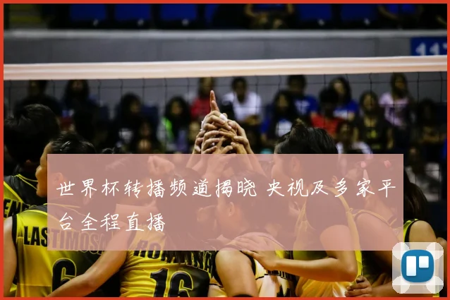 世界杯转播频道揭晓 央视及多家平台全程直播