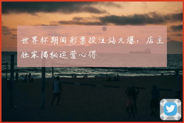 世界杯期间彩票投注站火爆，店主独家揭秘运营心得